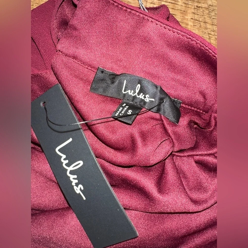 Lulus Classic Elegance Plum Chiffon Sleeveless Mock Neck Maxi Dress